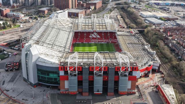 An aerial view of Old Trafford during the Premier League match Manchester United vs Aston Villa at Old Trafford, Manchester, United Kingdom on 15 March 2026

(Photo by Mark Cosgrove/News Images)