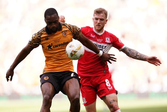 during the Sky Bet Championship Playoffs Final match Hull City vs Middlesbrough at Wembley Stadium, London, United Kingdom on 23 May 2026

(Photo by Harvey Murphy/News Images)