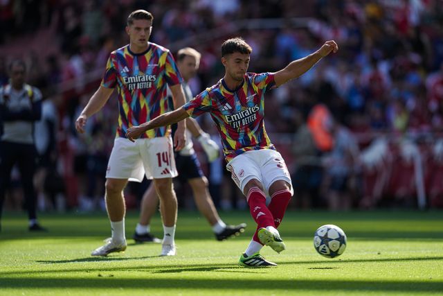 Martin Zubimendi of Arsenal during the Pre-season friendly match Arsenal vs Athletic Bilbao at Emirates Stadium, London, United Kingdom, 9th August 2025

(Photo by Harvey Murphy/News Images)