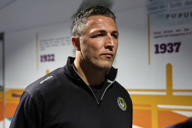 Sam Burgess head coach of Warrington Wolves arrives during the Betfred Super League round 6 match Leeds Rhinos vs Warrington Wolves at AMT Headingley Stadium, Leeds, United Kingdom on 29 March 2026

(Photo by Mark Cosgrove/News Images)