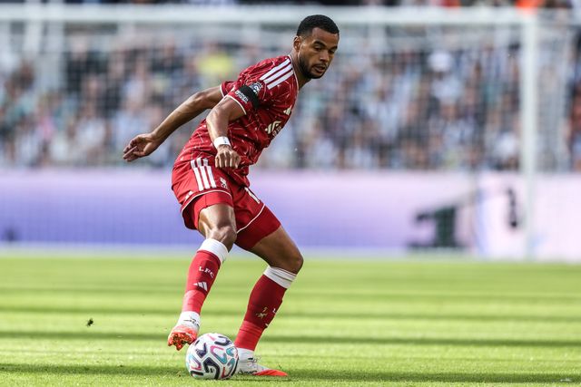 Cody Gakpo of Liverpool in action during the Premier League match Newcastle Untied vs Liverpool at St. James's Park, Newcastle, United Kingdom on 23 August 2026

(Photo by Alfie Cosgrove/News Images)