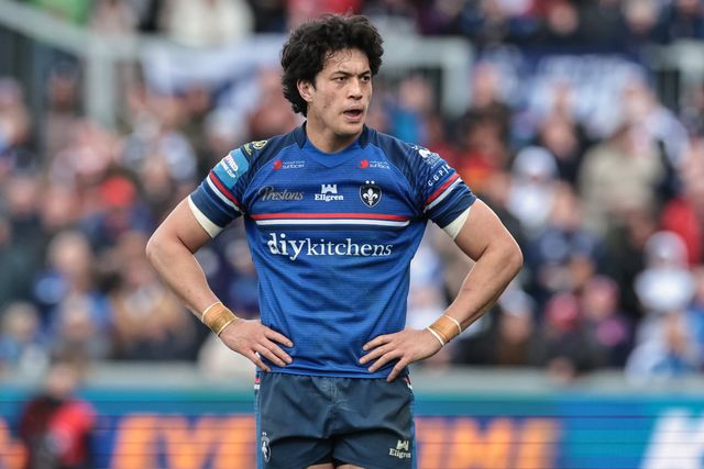 Isaiah Vagana of Wakefield Trinity during the Betfred Challenge Cup Quarter Final match Wakefield Trinity vs Wigan Warriors at DIY Kitchens Stadium, Wakefield, United Kingdom on 12 April 2026

(Photo by Mark Cosgrove/News Images)