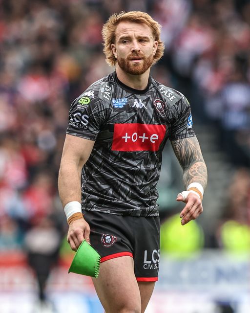 Adam Keighran of Wigan Warriors in the pre-game warm up during the Betfred Super League round 7 match St Helens vs Wigan Warriors at The BrewDog Stadium, St Helens, United Kingdom on 03 April 2026

(Photo by Alfie Cosgrove/News Images)