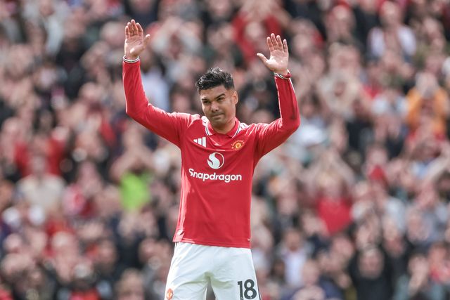 Chants of Casemiro of Manchester United echo around Old Traffics as he’s substituted during the Premier League match Manchester United vs Nottingham Forest at Old Trafford, Manchester, United Kingdom on 17 May 2026

(Photo by Mark Cosgrove/News Images)