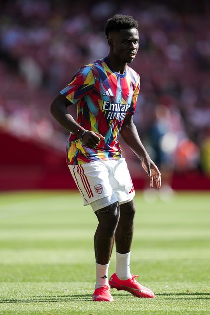 Bukayo Saka of Arsenal during the Pre-season friendly match Arsenal vs Athletic Bilbao at Emirates Stadium, London, United Kingdom, 9th August 2025

(Photo by Harvey Murphy/News Images)