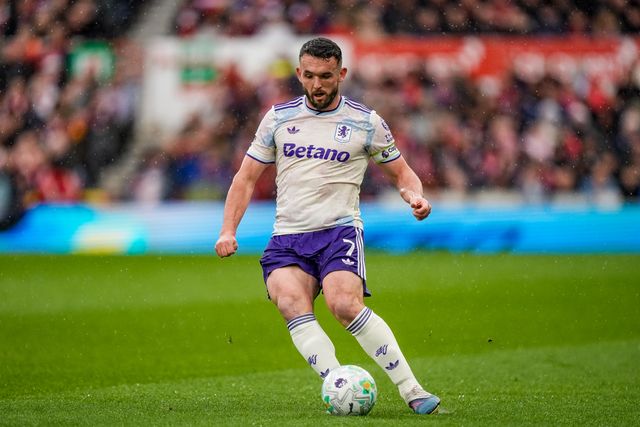 John McGinn of Aston Villa passes the ball  during the Premier League match Nottingham Forest vs Aston Villa at City Ground, Nottingham, United Kingdom on 12 April 2026

(Photo by Maynard Manyowa/News Images)