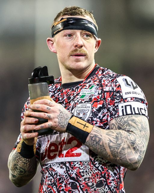 Josh Charnley of Leigh Leopards during the Betfred Super League match Leigh Leopards vs Catalans Dragons at Leigh Sports Village, Leigh, United Kingdom on 06 March 2026

(Photo by Alfie Cosgrove/News Images)