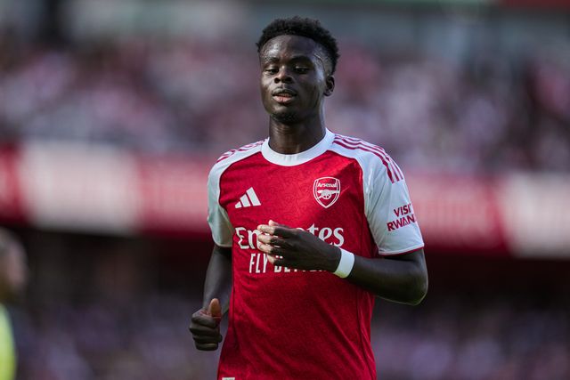 Bukayo Saka of Arsenal during the Pre-season friendly match Arsenal vs Athletic Bilbao at Emirates Stadium, London, United Kingdom, 9th August 2025

(Photo by Harvey Murphy/News Images)