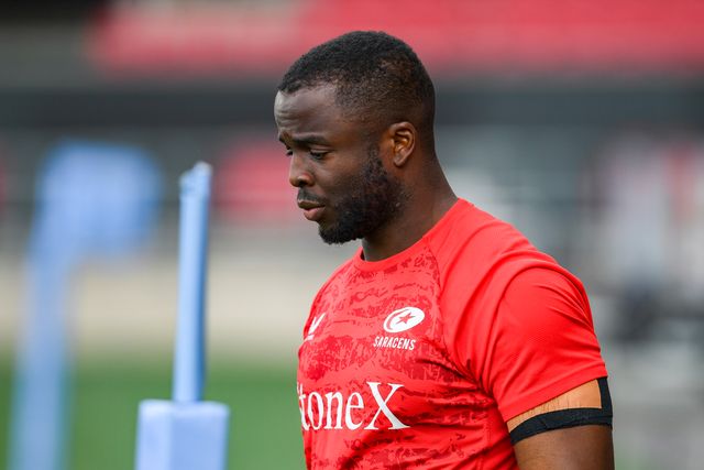 Rotimi Segun of Saracens during the Gallagher PREM match Bristol Bears vs Saracens at Ashton Gate, Bristol, United Kingdom on 09 May 2026

(Photo by Alex Williamson/News Images)