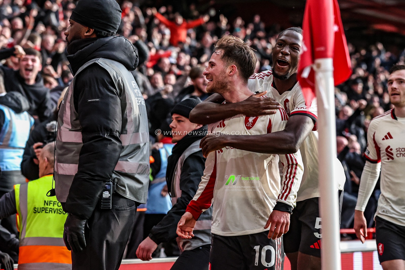 Alexis Mac Allister of Liverpool celebrates his goal to make it 0-1 during the Premier League match Nottingham Forest vs Liverpool at City Ground, Nottingham, United Kingdom on 22 February 2026

(Photo by Alfie Cosgrove/News Images)