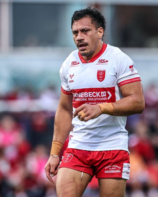 Sauaso Sue of Hull KR during the Betfred Super League round 12 match Hull KR vs Wigan Warriors at Sewell Group Craven Park, Hull, United Kingdom on 21 May 2026

(Photo by Alfie Cosgrove/News Images)