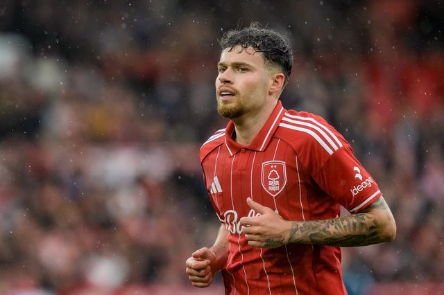Neco Williams of Nottingham Forest during the Premier League match Nottingham Forest vs Aston Villa at City Ground, Nottingham, United Kingdom on 12 April 2026

(Photo by Maynard Manyowa/News Images)