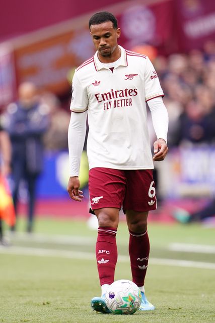 Gabriel of Arsenal during the Premier League match West Ham United vs Arsenal at London Stadium, London, United Kingdom on 10 May 2026

(Photo by Harvey Murphy/News Images)