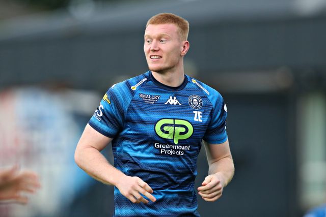 Zach Eckersley of Wigan Warriors before the Betfred Super League round 15 match Wakefield Trinity vs Wigan Warriors at DIY Kitchens Stadium, Wakefield, United Kingdom, 20th June 2025(Photo by Sam Eaden/News Images)