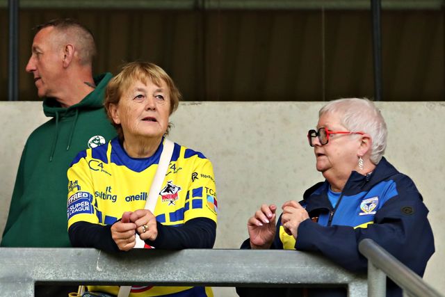 Warrington fans arrive before the Betfred Super League round 17 match Salford Red Devils vs Warrington Wolves at Salford Community Stadium, Eccles, United Kingdom, 4th July 2025

(Photo by Sam Eaden/News Images)
