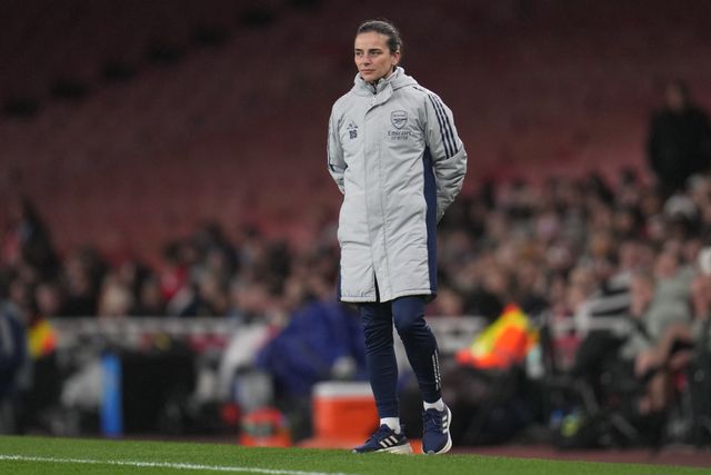 Renee Slegers manager of Arsenal during the UEFA Women's Champions League Quarter-finals match Arsenal vs Chelsea at Arsenal Stadium, London, United Kingdom on 24 March 2026

(Photo by Harvey Murphy/News Images)