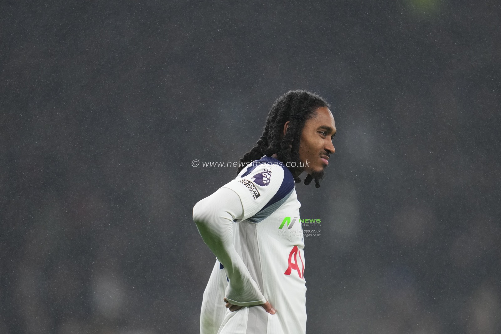 Djed Spence of Tottenham Hotspur during the Premier League match Tottenham Hotspur vs Newcastle Untied at Tottenham Hotspur Stadium, London, United Kingdom on 10 February 2026

(Photo by Harvey Murphy/News Images)