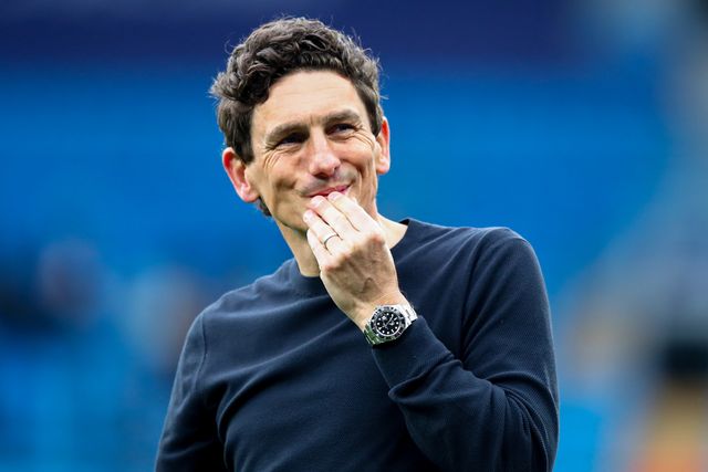 Keith Andrews manager of Brentford dejected after 3-0 loss after the Premier League match Manchester City vs Brentford at The City in the Community Etihad Stadium, Manchester, United Kingdom on 09 May 2026

(Photo by Jorge Horsted/News Images)