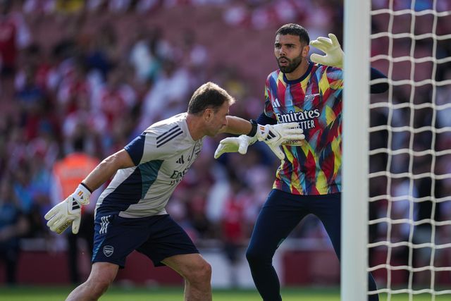 David Raya of Arsenal ahead of the Pre-season friendly match Arsenal vs Athletic Bilbao at Emirates Stadium, London, United Kingdom, 9th August 2025

(Photo by Harvey Murphy/News Images)