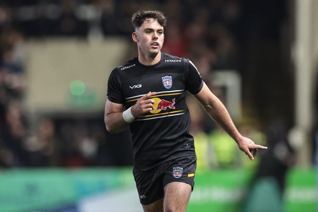 Oli Spencer of Newcastle Red Bulls during the Gallagher Premiership match Newcastle Red Bulls vs Northampton Saints at Kingston Park, Newcastle, United Kingdom, 17th October 2025

(Photo by Mark Cosgrove/News Images)
