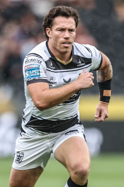 Yusuf Aydin of Hull FC during the Betfred Super League round 20 match Hull FC vs Huddersfield Giants at MKM Stadium, Hull, United Kingdom, 26th July 2025

(Photo by Alfie Cosgrove/News Images)