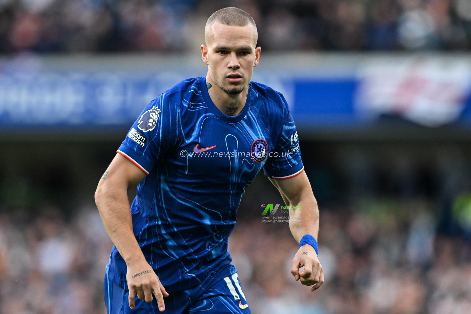 Mykhaylo Mudryk of Chelsea during the Premier League match Chelsea vs Newcastle United at Stamford Bridge, London, United Kingdom, 27th October 2024

(Photo by Cody Froggatt/News Images)