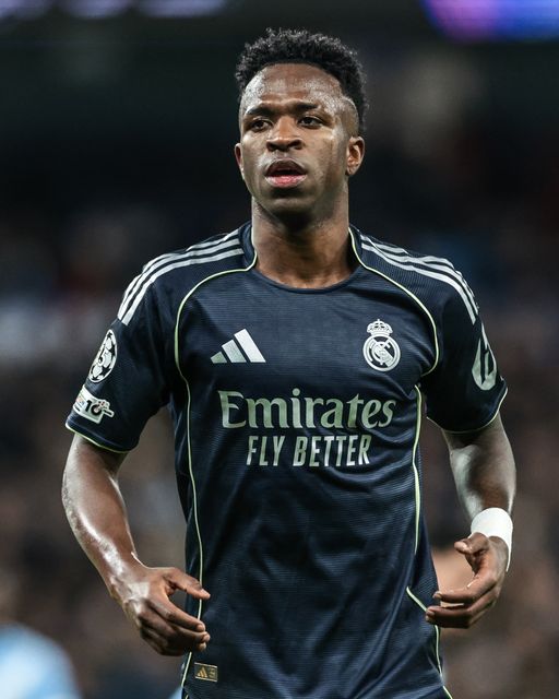 Vinicius Junior of Real Madrid during the UEFA Champions League last 16 second leg match Manchester City vs Real Madrid at The City of Manchester Stadium, Manchester, United Kingdom on 17 March 2026

(Photo by Mark Cosgrove/News Images)