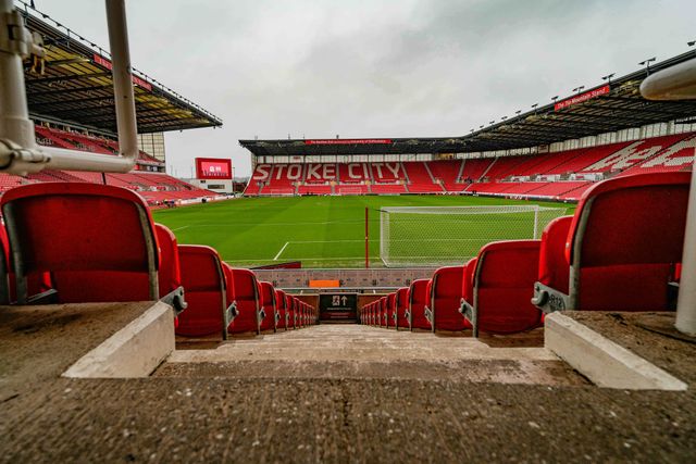 A general view of the pitch and stands during the Emirates FA Cup 4th Round  match Stoke City vs Fulham at Bet365 Stadium, Stoke On Trent, United Kingdom on 15 February 2026

(Photo by Maynard Manyowa/News Images)