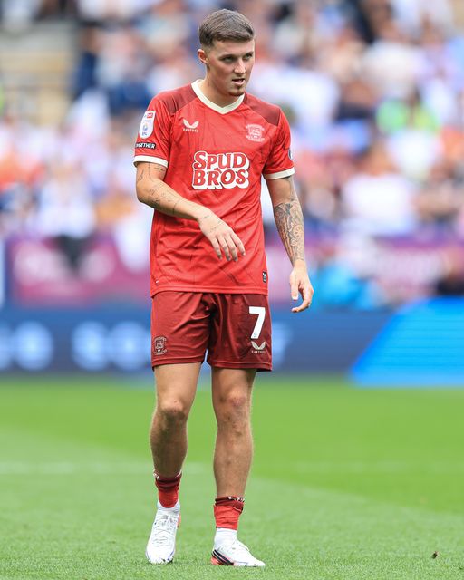 Alfie Devine of Preston North End during the Sky Bet Championship match Bolton Wanderers vs Preston North End at Toughsheet Community Stadium, Bolton, United Kingdom on 15 August 2026

(Photo by Jorge Horsted/News Images)