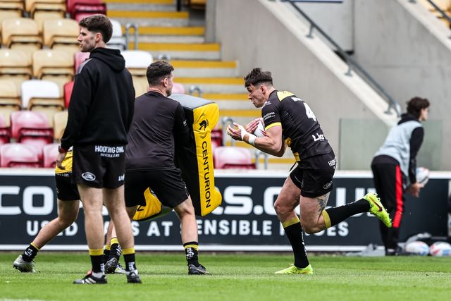 Sam Wood of York Knights in the pre-game warm up during the Betfred Super League round 12 match York Knights vs Castleford Tigers at LNER Community Stadium, York, United Kingdom on 16 May 2026

(Photo by Alfie Cosgrove/News Images)