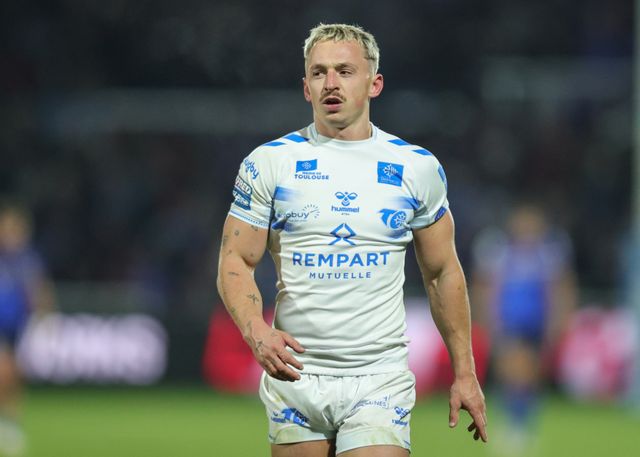Olly Ashall-Bott of Toulouse Olympique during the Betfred Super League Round 1 match Wakefield Trinity vs Toulouse Olympique at DIY Kitchens Stadium, Wakefield, United Kingdom on 14 February 2026

(Photo by Richard Bierton/News Images)