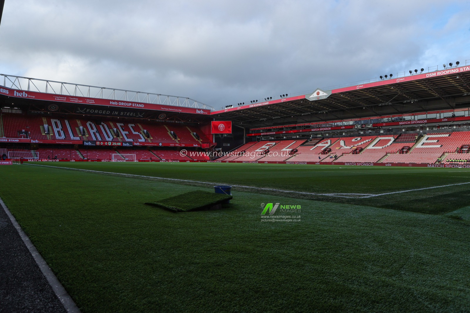 A general view of Bramall Lane ahead of the Sky Bet Championship match Sheffield United vs Ipswich Town at Bramall Lane, Sheffield, United Kingdom, 24th January 2026

(Photo by Richard Bierton/News Images)