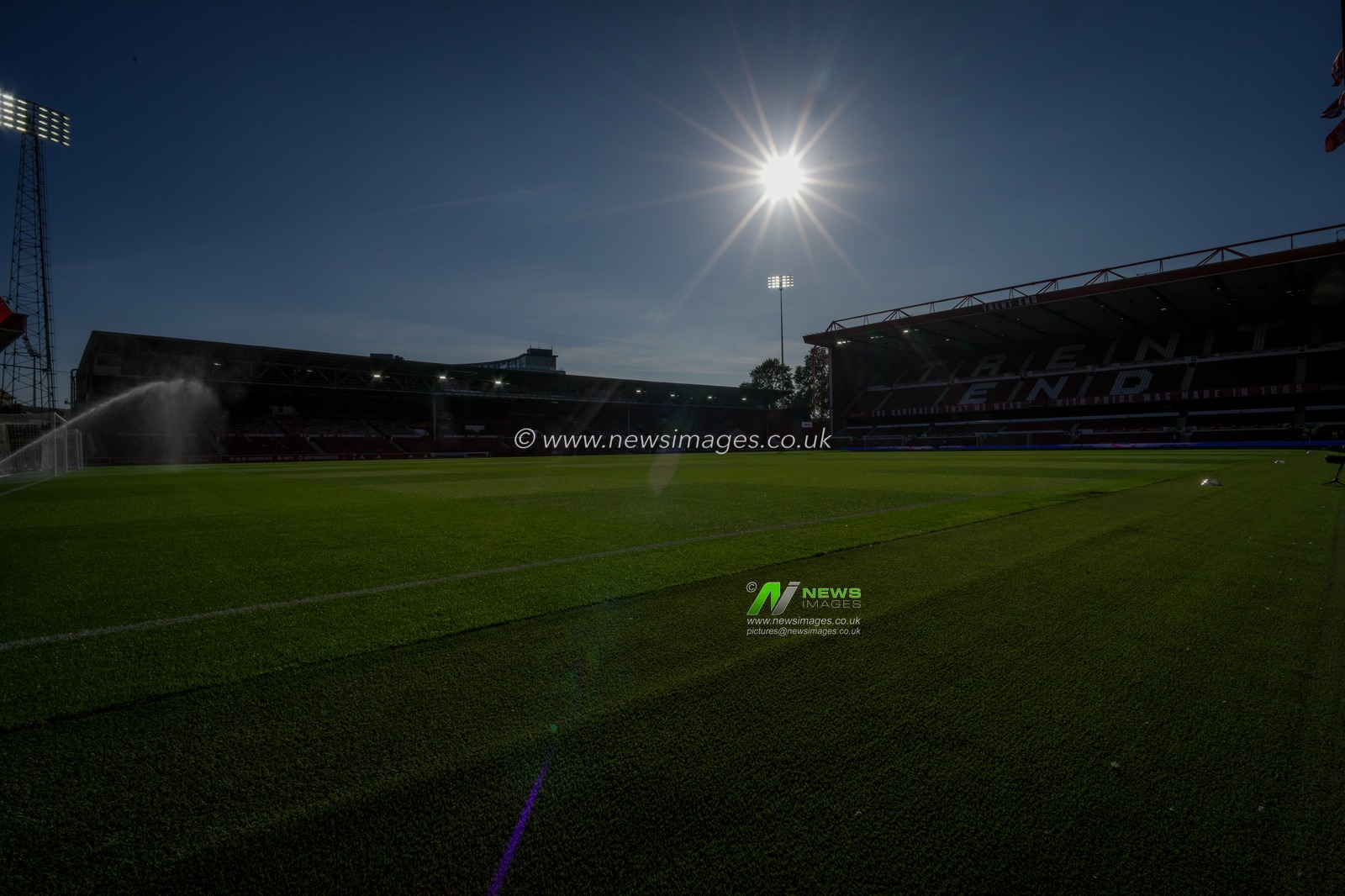 A general view of the pitch and stands during the Carabao Cup round 2 match Nottingham Forest vs Leeds Rhinos at City Ground, Nottingham, United Kingdom on 25 August 2026

(Photo by Maynard Manyowa/News Images)