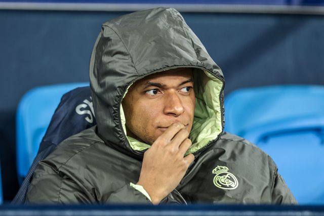Kylian Mbappe of Real Madrid during the UEFA Champions League last 16 second leg match Manchester City vs Real Madrid at The City of Manchester Stadium, Manchester, United Kingdom on 17 March 2026

(Photo by Mark Cosgrove/News Images)
