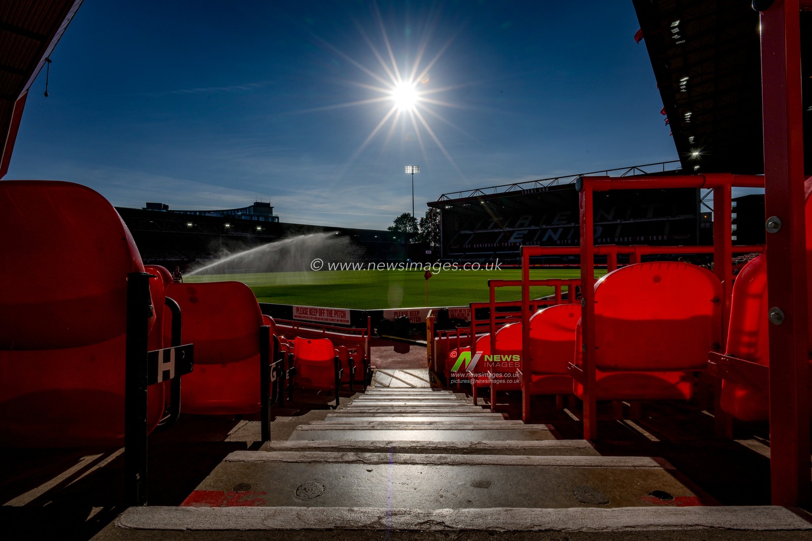 A general view of the pitch and stands during the Carabao Cup round 2 match Nottingham Forest vs Leeds Rhinos at City Ground, Nottingham, United Kingdom on 25 August 2026

(Photo by Maynard Manyowa/News Images)