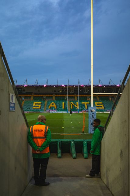 Franklins Gardens Stadium before the Gallagher Premiership match Northampton Saints vs Leicester Tigers at Cinch Stadium at Franklin's Gardens, Northampton, United Kingdom, 21st March 2025

(Photo by Craig Evans/News Images)