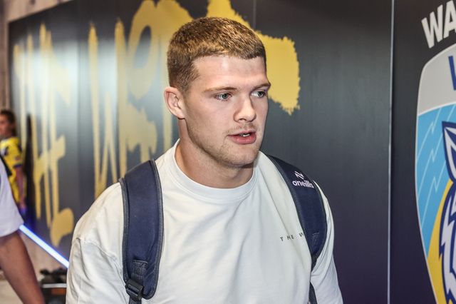 Jake Thewlis of Warrington Wolves arrives during the Betfred Super League Round 22 match Warrington Wolves vs Catalans Dragons at Halliwell Jones Stadium, Warrington, United Kingdom, 14th August 2025

(Photo by Alfie Cosgrove/News Images)