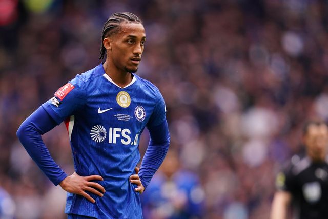 Joao Pedro of Chelsea during the Emirates FA Cup Final match Chelsea vs Manchester City at Wembley Stadium, London, United Kingdom on 16 May 2026

(Photo by Harvey Murphy/News Images)