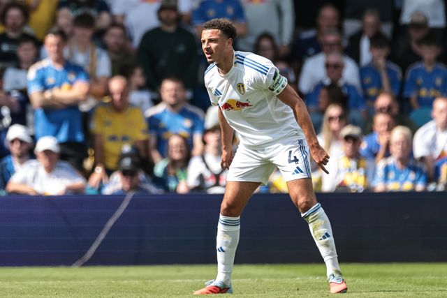 Ethan Ampadu of Leeds United during the Pre-season friendly match Leeds United vs Villarreal at Elland Road, Leeds, United Kingdom, 2nd August 2025

(Photo by Mark Cosgrove/News Images)