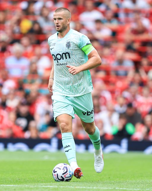 Eric Dier of Monaco with ball at his feet during the pre-season friendly match Liverpool vs Monaco at Anfield, Liverpool, United Kingdom on 09 August 2026

(Photo by Jorge Horsted/News Images)