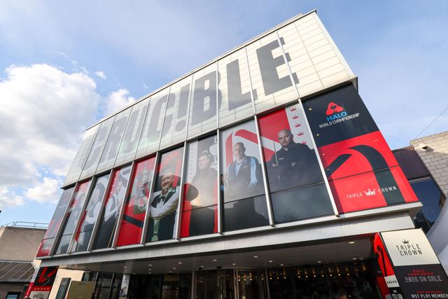 A general view of The Crucible theatre during the 2025 Halo World Snooker Championship at Crucible Theatre, Sheffield, United Kingdom, 28th April 2025

(Photo by Alex Roebuck/News Images)