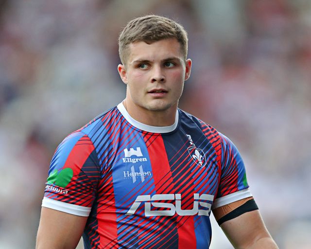 Cameron Scott of Wakefield Trinity before the Betfred Super League round 19 match Huddersfield Giants vs Wakefield Trinity at the Accu Stadium, Huddersfield, United Kingdom, 18th July 2025

(Photo by Sam Eaden/News Images)