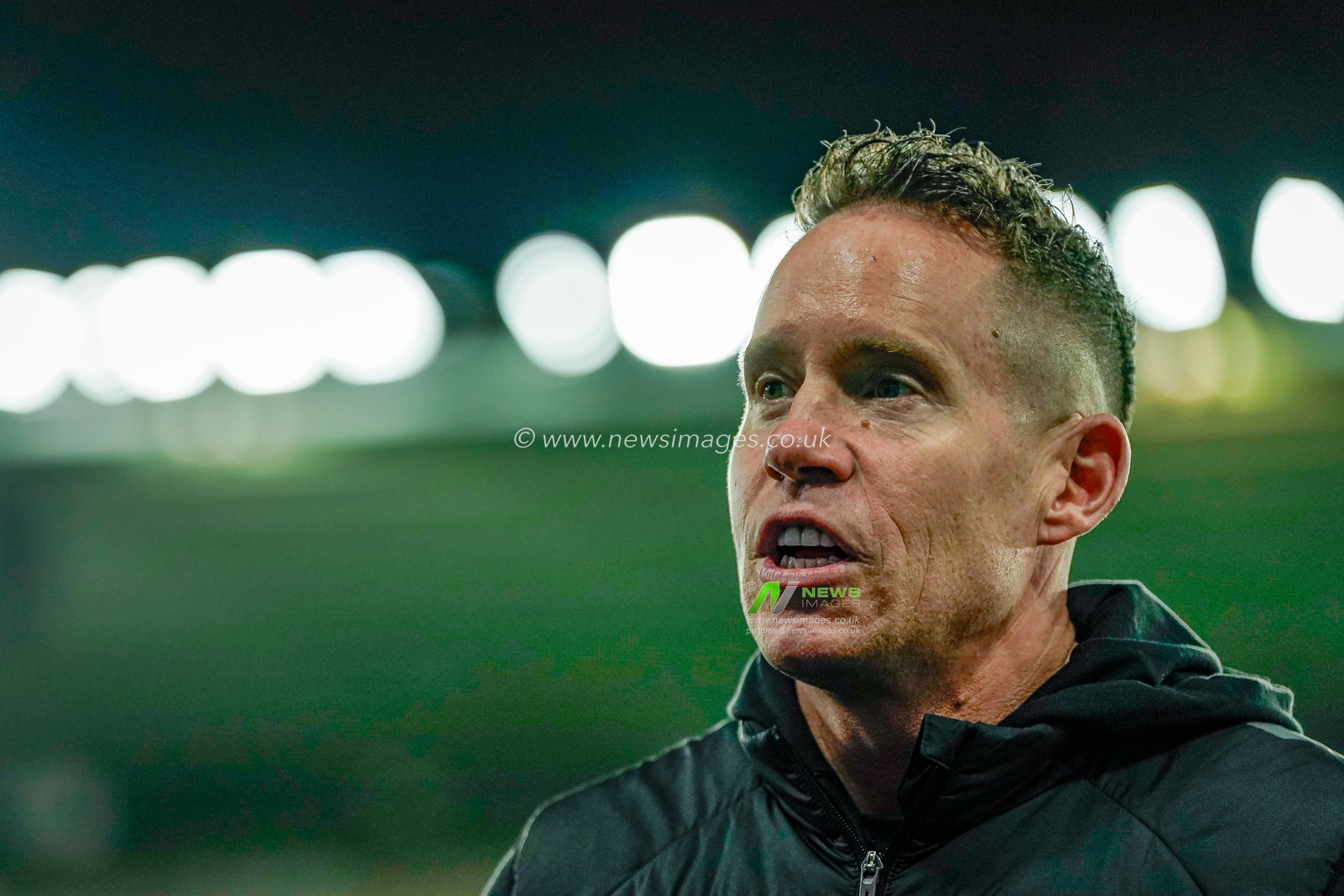 Fourth official Stephen Martin inspects the pitch prior to kick off during the Sky Bet Championship match Derby County vs West Bromwich Albion at Pride Park Stadium, Derby, United Kingdom on 23 January 2026

(Photo by Maynard Manyowa/News Images)