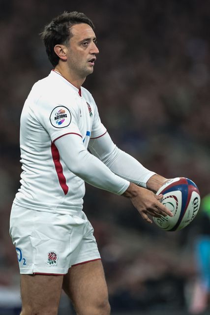 Alex Mitchell of England during the Quilter Nations Series 2025 match England vs Fiji at Allianz Stadium, Twickenham, United Kingdom, 8th November 2025

(Photo by Mark Cosgrove/News Images)

*** GER AUT SUI OUT ***