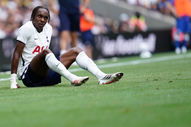 Mathys Tel of Tottenham Hotspur during the pre-season friendly match Tottenham Hotspur vs Hoffenheim at Tottenham Hotspur Stadium, London, United Kingdom on 15 August 2026

(Photo by Harvey Murphy/News Images)