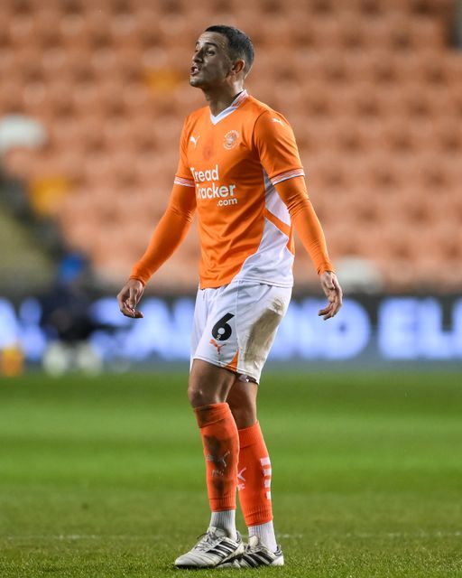 Oliver Norburn of Blackpool gives his team instructions during the Vertu Trophy match Blackpool vs Aston Villa U21 at Bloomfield Road, Blackpool, United Kingdom, 17th December 2024

(Photo by Craig Thomas/News Images)
