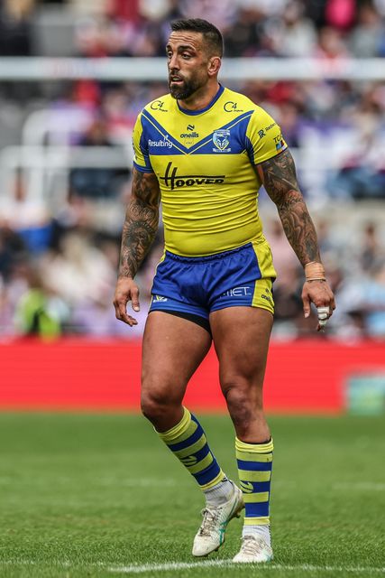 Paul Vaughan of Warrington Wolves during the Betfred Magic Weekend 2025 match Huddersfield Giants vs Hull FC at St. James's Park, Newcastle, United Kingdom, 4th May 2025

(Photo by Mark Cosgrove/News Images)