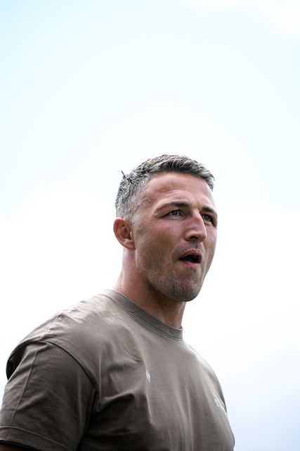 Sam Burgess, Head Coach of Warrington Wolves looks on prior to the Betfred Super League round 21 match Castleford Tigers vs Warrington Wolves at OneBore Stadium, Castleford, Untied Kingdom on 01 August 2026

(Photo by Ben Roberts/News Images)
