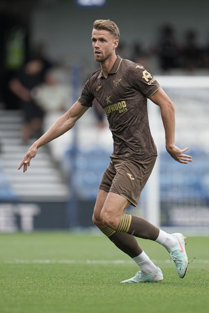 Kristoffer Ajer of Brentford during the Pre-season friendly match Queens Park Rangers vs Brentford at Kiyan Prince Foundation Stadium, London, United Kingdom, 2nd August 2025

(Photo by Harvey Murphy/News Images)