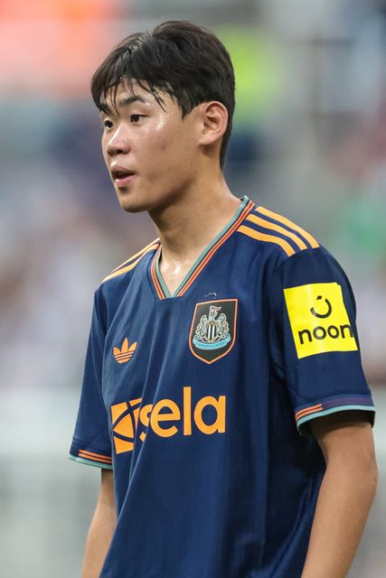 Seung-soo Park of Newcastle Untied during the Pre-season friendly Newcastle United vs Espanyol at St. James's Park, Newcastle, United Kingdom, 8th August 2025

(Photo by Mark Cosgrove/News Images)